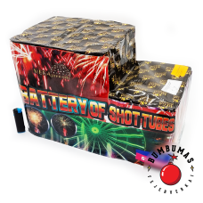 Fejerverkas BATTERY OF SHOT TUBES