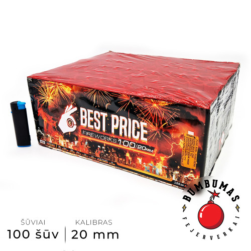 Fejerverkas BEST PRICE MULTI SHAPE 100/20