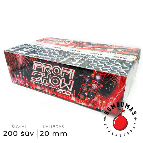 Fejerverkas PROFI SHOW MULTI SHAPE 200/20/14