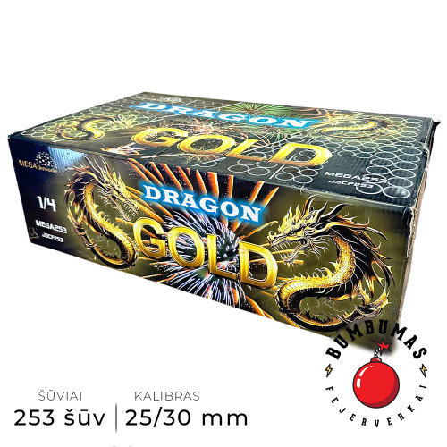 Fejerverkas GOLD DRAGON